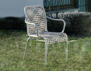 Стул с подлокотниками Frigerio Carlo Funny Wicker PV4 3