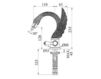 Смеситель для биде ANTARTICA SWAN Mestre Bathroom Fittings 2010 039463.000.71 Современный / Скандинавский / Модерн
