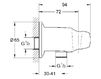 Держатель для душевой лейки Grohe 2012 28 406 000 Современный / Скандинавский / Модерн