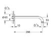 Душевой кронштейн ONDUS Grohe 2012 28 576 BS0 Современный / Скандинавский / Модерн