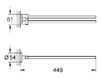 Держатель для полотенец ESSENTIALS Grohe 2012 40 371 000 Современный / Скандинавский / Модерн