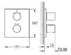 Смеситель термостатический Grohe 2012 19 567 KS0 Современный / Скандинавский / Модерн