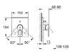 Встраиваемый смеситель Grohe 2012 19 456 LS0 Современный / Скандинавский / Модерн