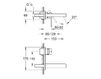 Смеситель настенный QUADRA Grohe 2012 19 479 LS0 Современный / Скандинавский / Модерн