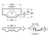 Раковина подвесная ROCA Ceramic A32724B000 Современный / Скандинавский / Модерн