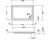Душевой поддон Duravit Starck 720016 00 0 00 0000 Современный / Скандинавский / Модерн