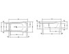 Ванна Duravit Esplanade 700284 00 0 00 0000 Современный / Скандинавский / Модерн
