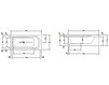 Ванна Duravit Esplanade 700282 00 0 00 0000 Современный / Скандинавский / Модерн