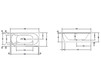 Ванна Duravit Darling New 700246 00 0 00 0000 Современный / Скандинавский / Модерн