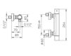 Смеситель настенный Palazzani Collettivita 862060 Современный / Скандинавский / Модерн
