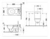 Унитаз напольный Duravit Happy D. 017209 00 00 Современный / Скандинавский / Модерн