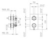 Встраиваемый смеситель Palazzani Formula Elle 772063 Современный / Скандинавский / Модерн