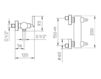 Смеситель настенный Palazzani Formula Elle 642060 Современный / Скандинавский / Модерн