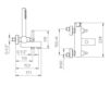 Смеситель для ванны Palazzani Formula Elle 641160 Современный / Скандинавский / Модерн