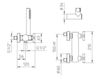 Смеситель настенный Palazzani Formula Multi 622044 Современный / Скандинавский / Модерн