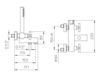 Смеситель для ванны Palazzani Formula Multi 621160 Современный / Скандинавский / Модерн