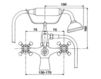 Смеситель для ванны Cristal et bronze Mixer Sets 25470 Современный / Скандинавский / Модерн