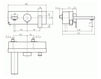 Встраиваемый смеситель Jado Think F1434AA Современный / Скандинавский / Модерн