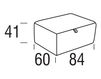 Пуф CUBE Belta 2013 198PI Современный / Скандинавский / Модерн