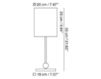 Лампа настольная Minox Home switch Home 2012 SM769CR Современный / Скандинавский / Модерн