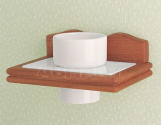 Стакан для зубных щеток Eurodesign Bagno Green&roses GR-PB