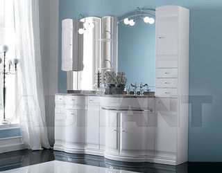 Композиция Eurodesign Bagno Hilton COMP. 11 Bianco/cromo