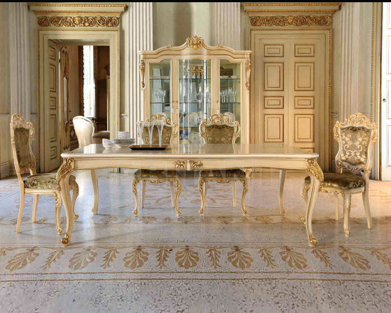 Купить Стол обеденный Marzorati 2014 LOUVRE TAVOLO RETTANGOLARE ALLUNGABILE CON GAMBE