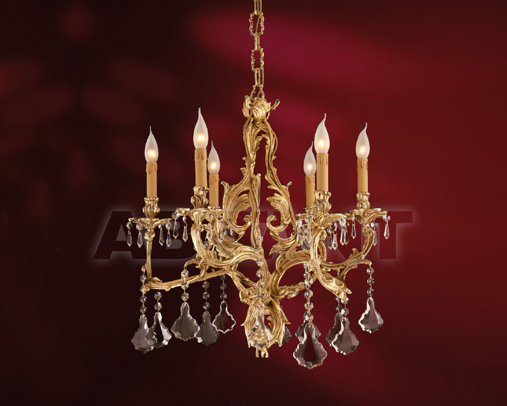 Купить Люстра Arredo Luce Gold Light And Crystal 12.839/6