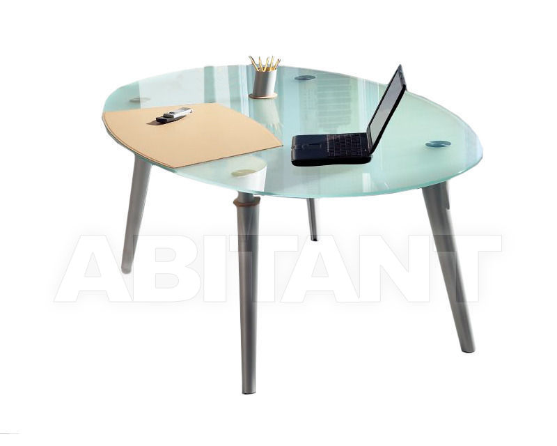 Купить Стол письменный Codutti Spa Master Packages 3 SHAPED GLASS TOP WRITING DESKS