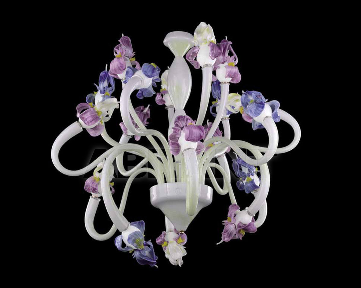 Купить Люстра Vetreria Aristica ROSA Floreali ORCHIDEA