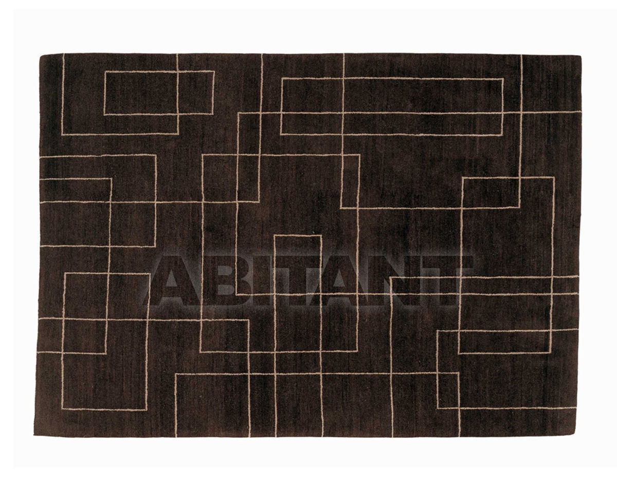 Купить Ковер современный The Rug Company Sam Turner Cityscape Brown 100 Knot