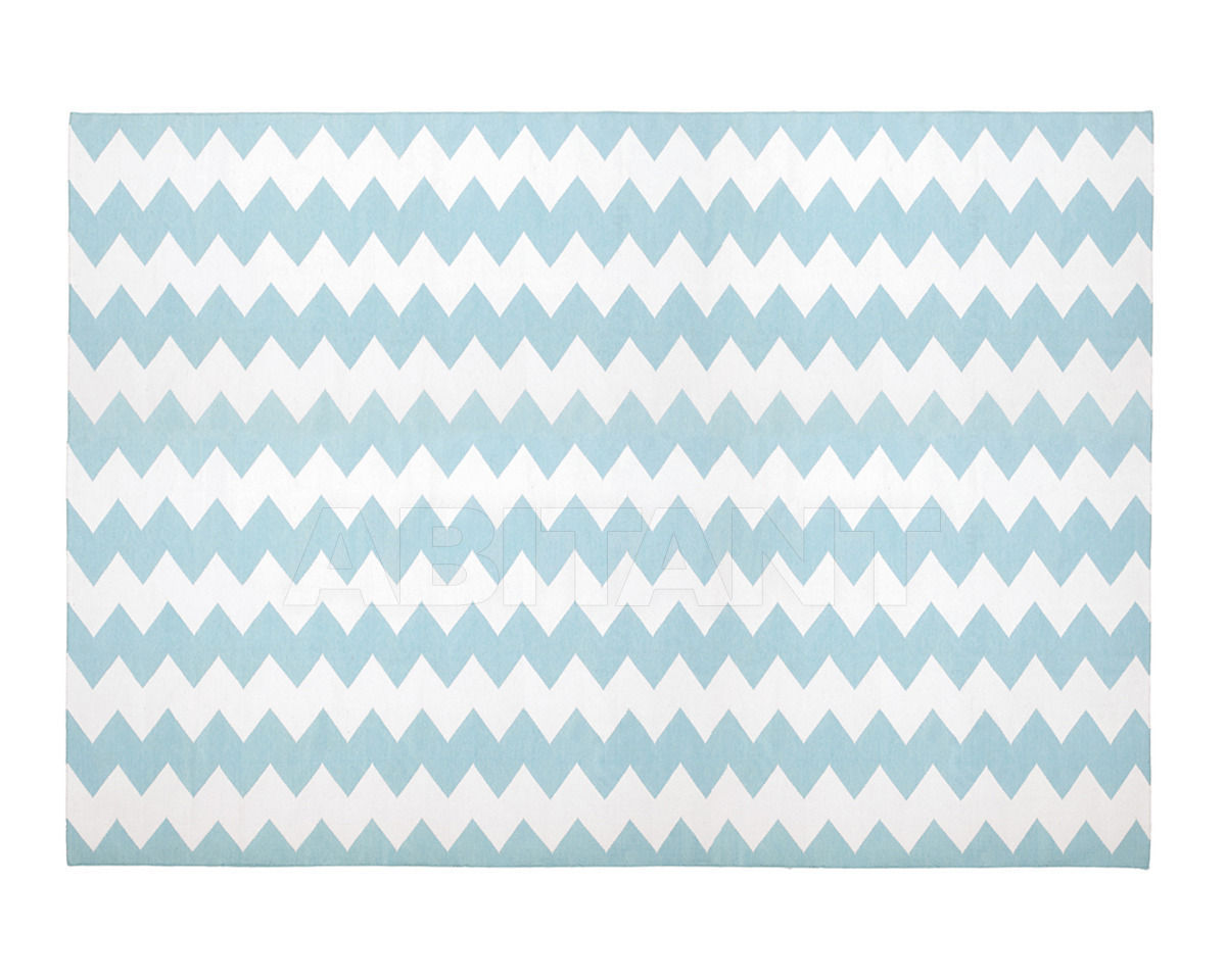 Купить Ковер современный The Rug Company The Rug Company Haveli Chevron Blue