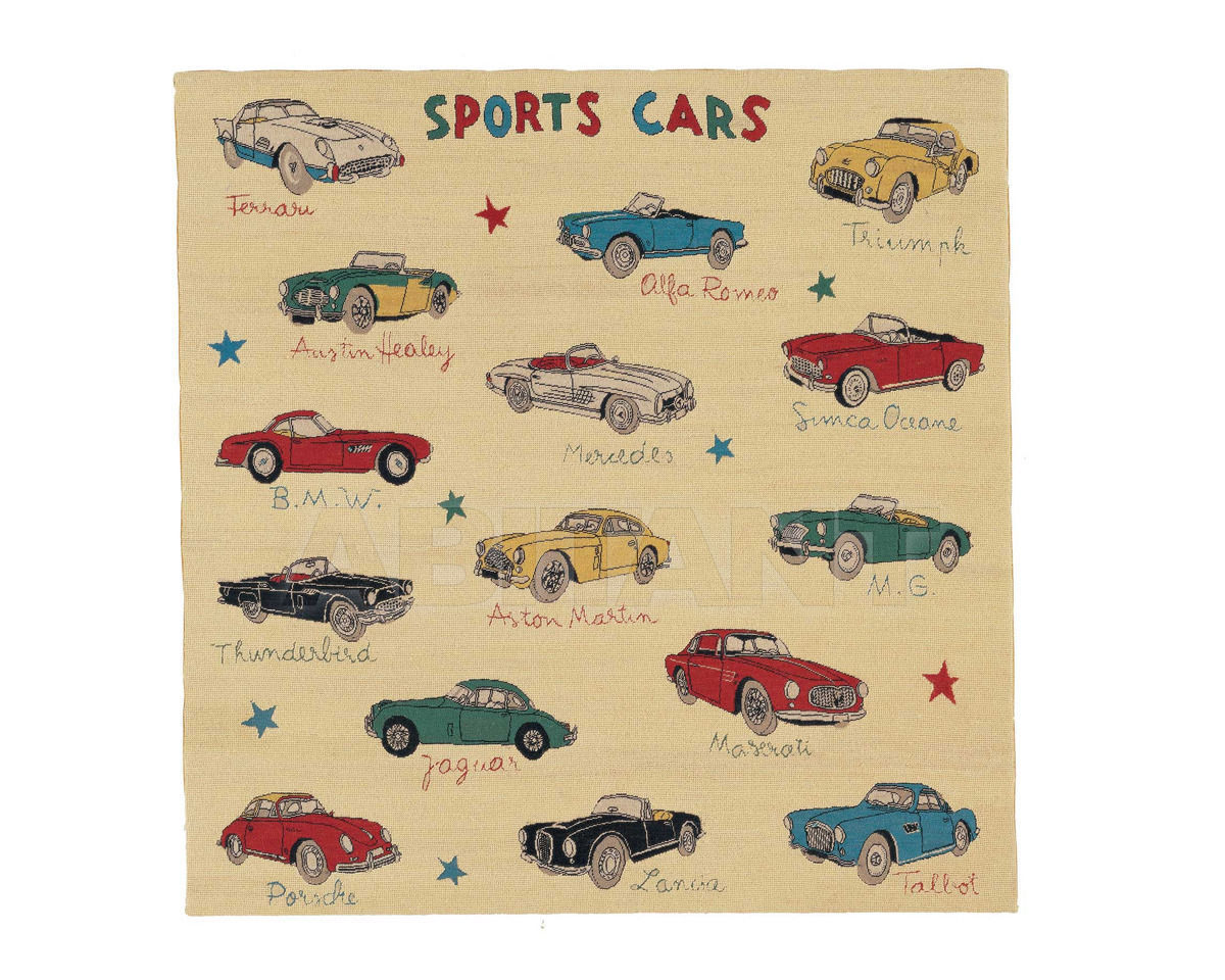 Купить Ковер детский The Rug Company William Yeoward Sportscar Wallhanging