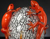 Интерьерная миниатюра Crystal egg with 2 geckos VGnewtrend Home Decor 5001427.00 Ампир / Барокко / Французский