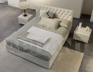 Кровать La Falegnami White Natura Havana