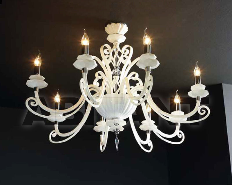 Купить Люстра Euroluce Lampadari  Elite Alicante white S8