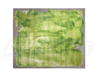 Ковер дизайнерский Rug Star Love Stories Mono No. 03 | GrassGreen on NaturalGrey