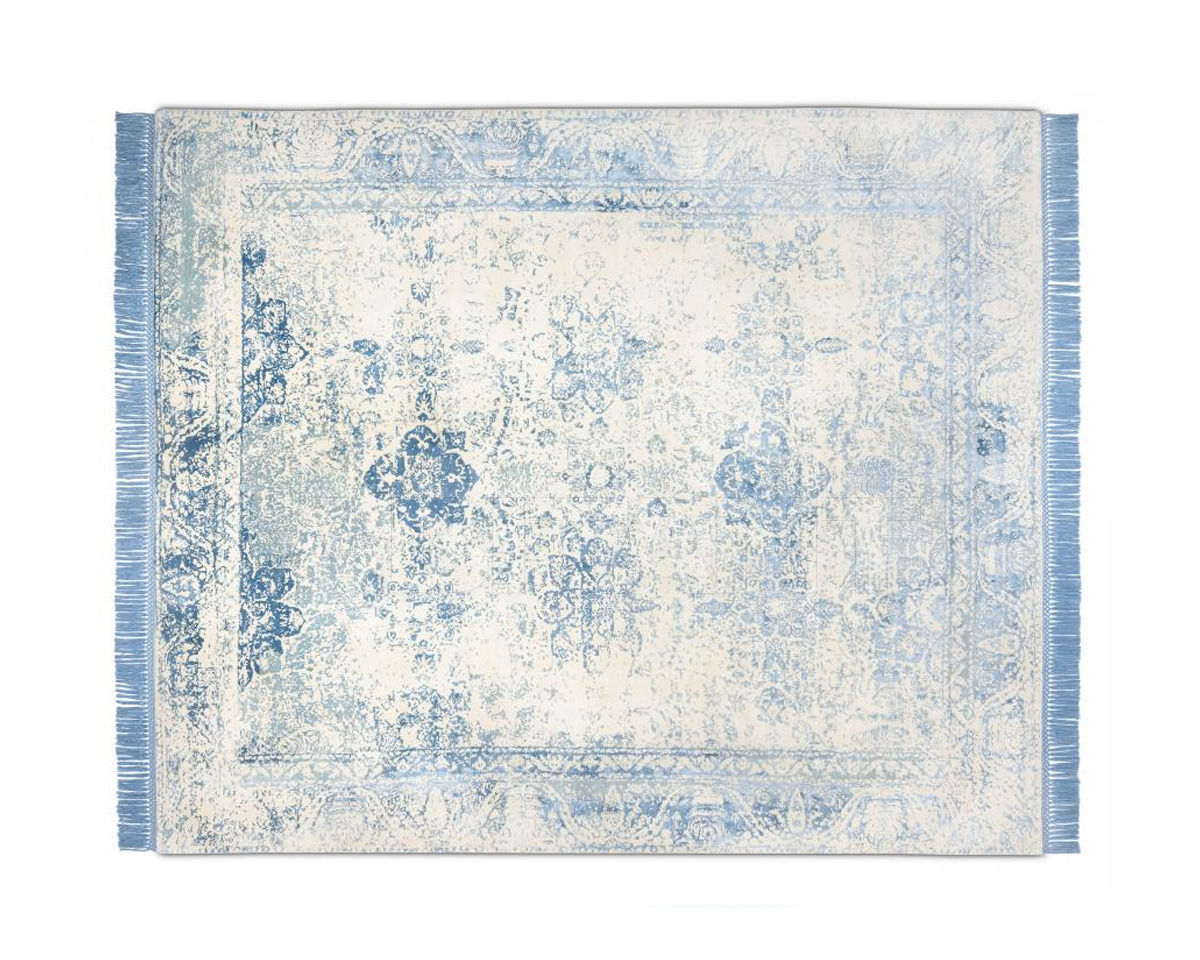 Купить Ковер современный Rug Star Persia/rajasthan Rajasthan No. 01 | LightBlueGrey | SilkFringes