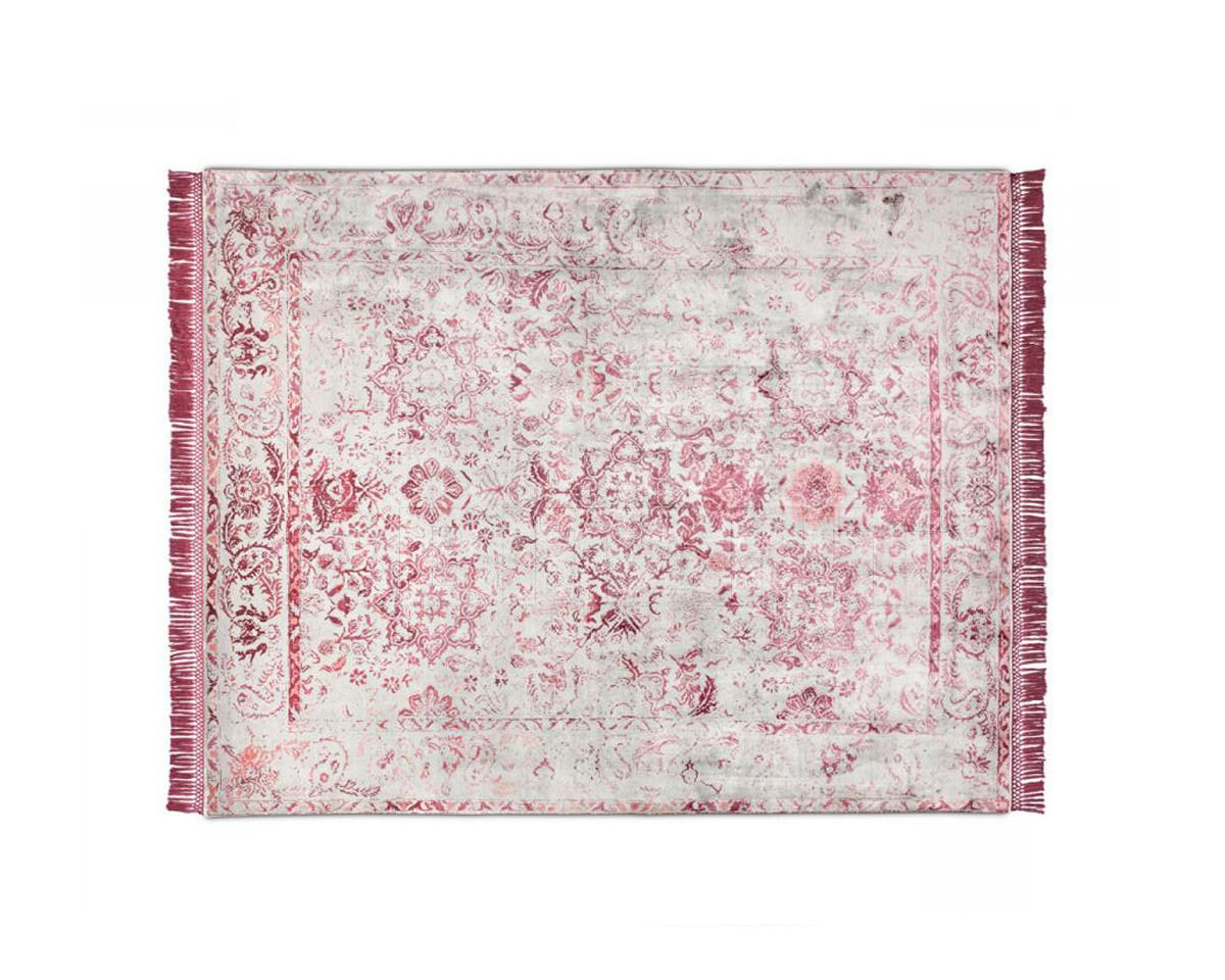 Купить Ковер современный Rug Star Persia/rajasthan Rajasthan Supreme No. 02 | OldRose on LightSilver | SilkFringes