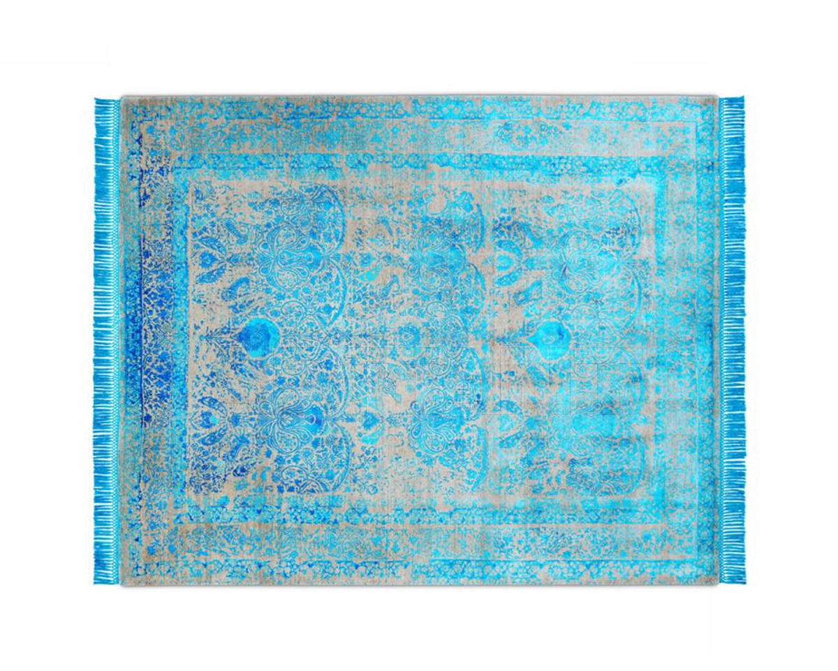 Купить Ковер современный Rug Star Persia/rajasthan Rajasthan No. 13 | ElectricBlue on NaturalGrey