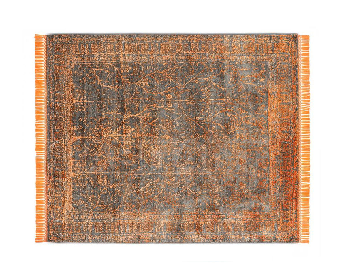 Купить Ковер современный Rug Star Persia/rajasthan Rajasthan No. 15 | CopperOrange on Anthracite