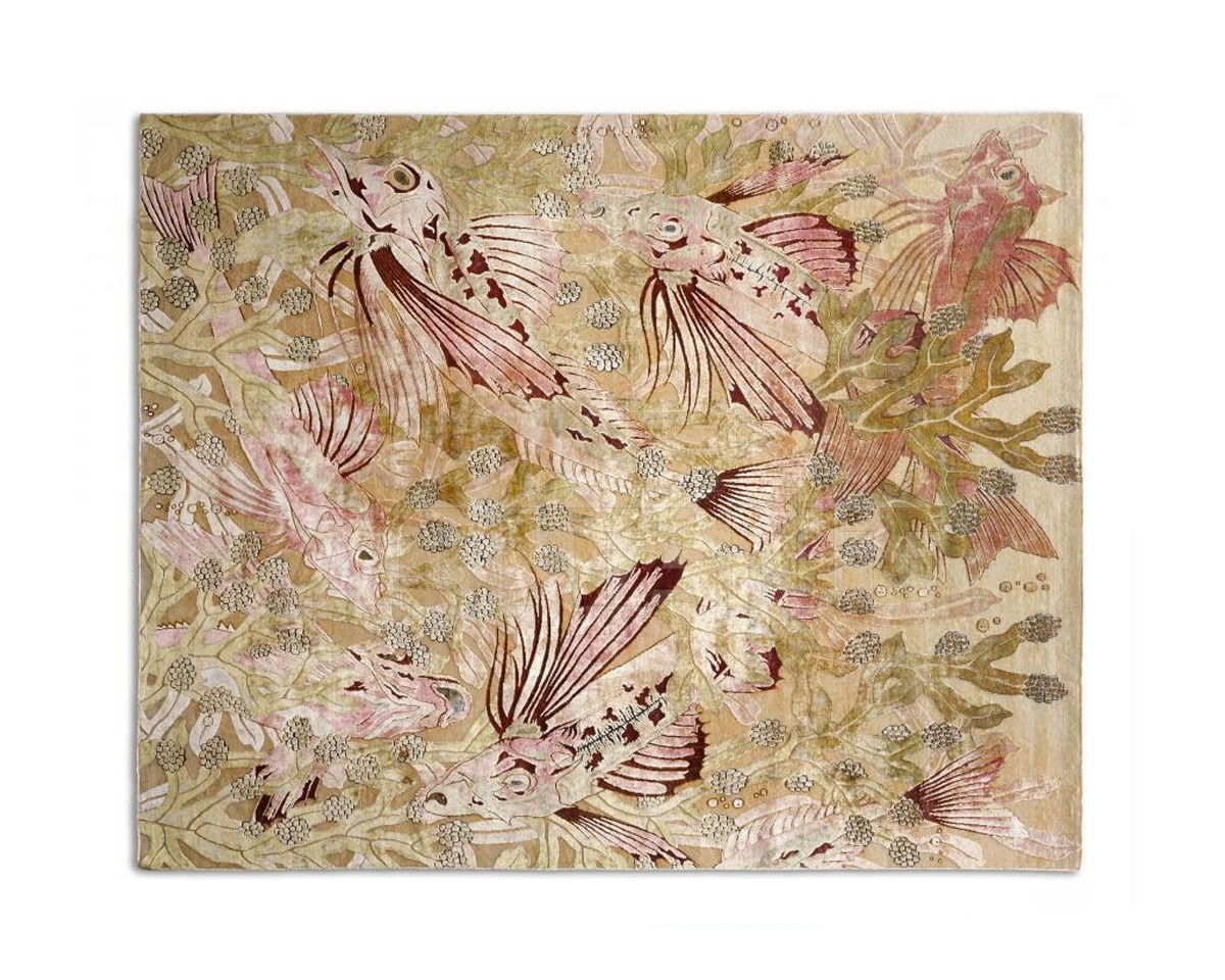 Купить Ковер дизайнерский Rug Star Oxidized Belle Époque Fishes | Cream