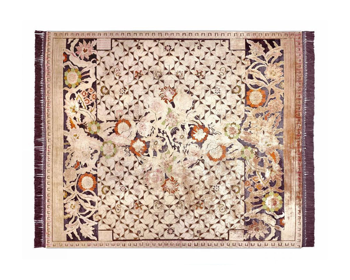 Купить Ковер современный Rug Star Oxidized Belle Époque Floral versus Geometrics | DeepPurple