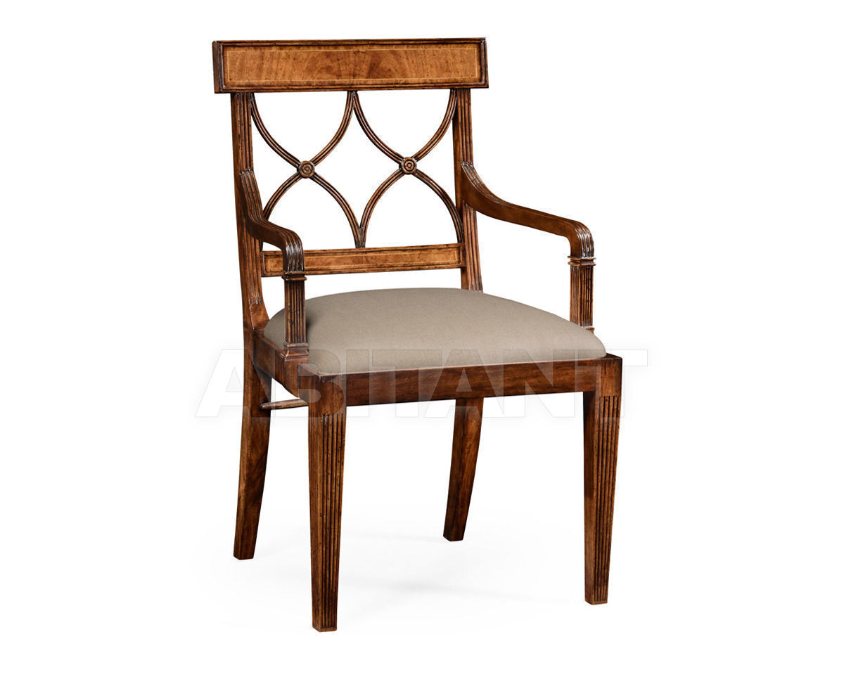 Купить Стул с подлокотниками Regency Jonathan Charles Fine Furniture Windsor 494347-AC-CWM-F001