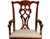 Стул с подлокотниками Chippendale Jonathan Charles Fine Furniture Buckingham 493330-AC-MAH-F001 Классический / Исторический / Английский