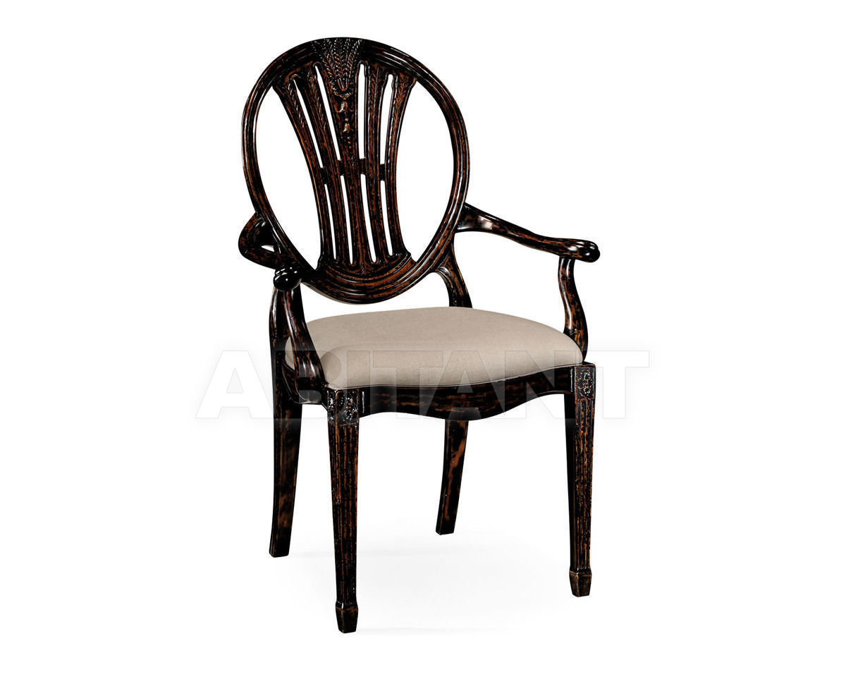 Купить Стул с подлокотниками Hepplewhite Jonathan Charles Fine Furniture Country Farmhouse 493760-AC-PHB-F001