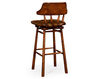 Барный стул Country Jonathan Charles Fine Furniture Country Farmhouse 493095-BS-WAL-L002 Лофт / Фьюжн / Винтаж / Ретро