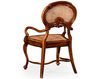 Стул с подлокотниками French Jonathan Charles Fine Furniture Country Farmhouse 492276-AC-WAL Лофт / Фьюжн / Винтаж / Ретро