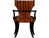 Стул с подлокотниками Art deco Jonathan Charles Fine Furniture Santos 494586-AC-SAS-L017  Ар-деко / Ар-нуво / Американский