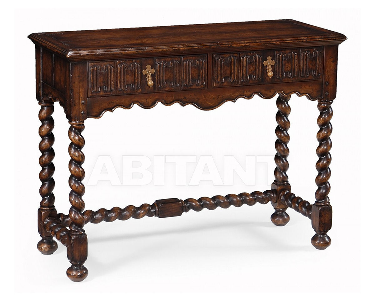 Купить Консоль Linenfold Jonathan Charles Fine Furniture Tudor Oak 493165-TDO